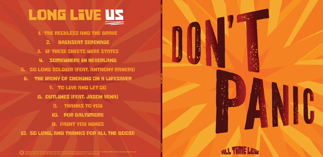 Don't Panic Vinyl Elements
